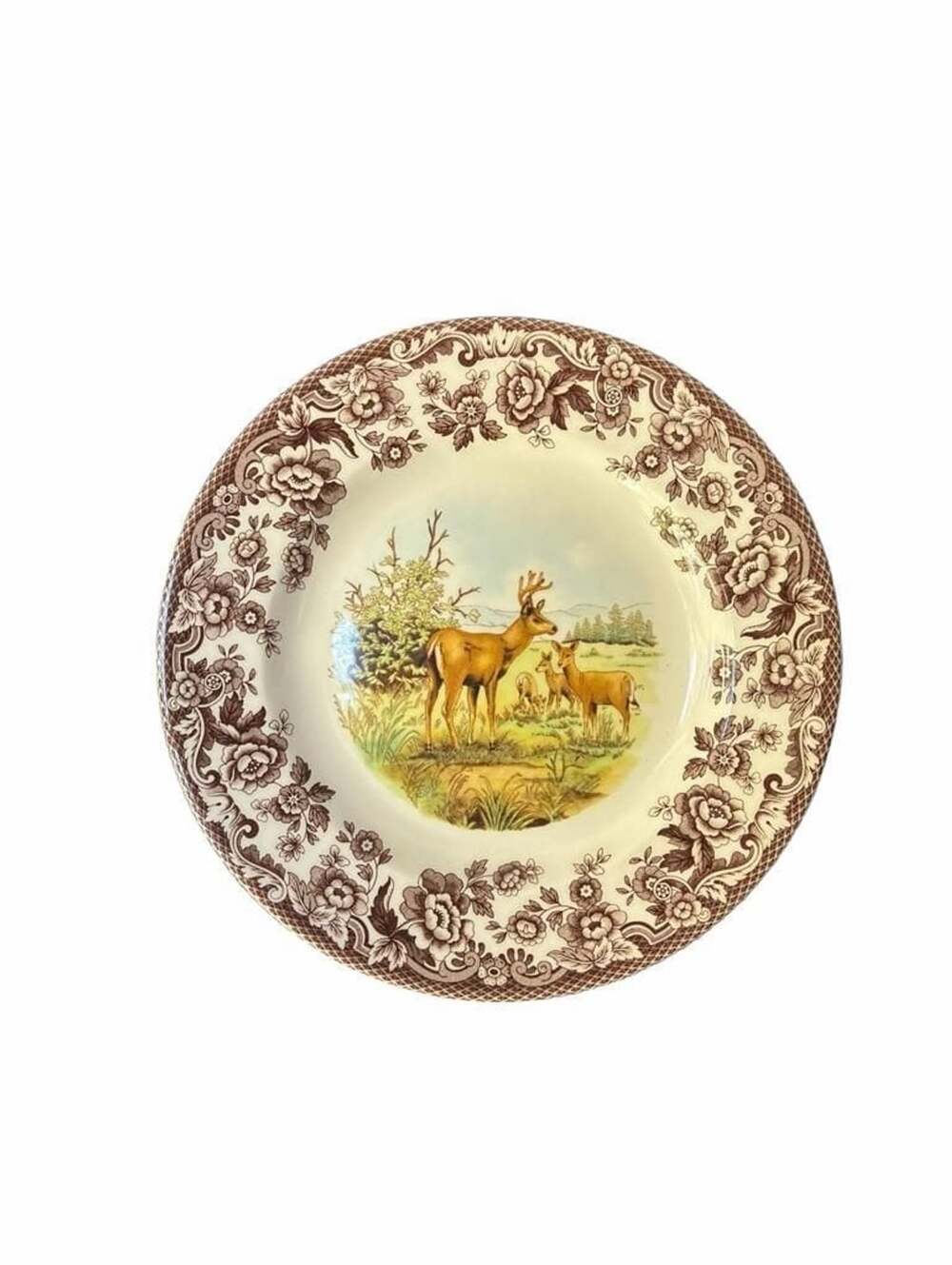 Spode Woodland Mule Deer Salad Plate